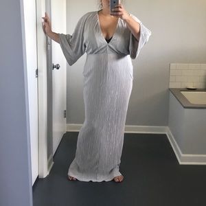 Floor Length Silver/Grey Dresses - SIZES 12 + 14